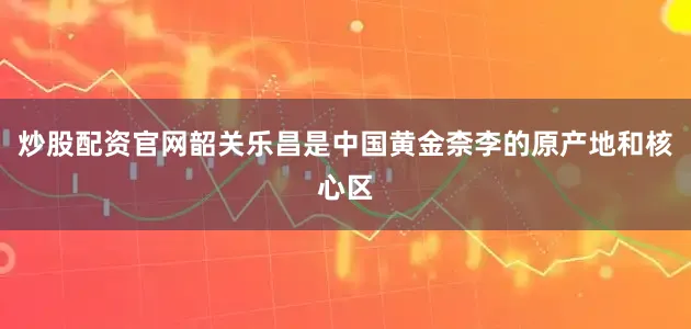 炒股配资官网　　韶关乐昌是中国黄金柰李的原产地和核心区